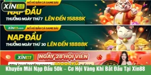 Khuyến mãi nạp đầu 50k