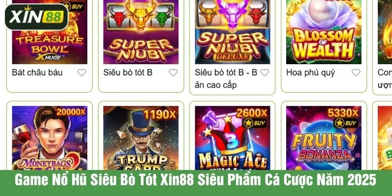 Siêu bò tót Xin88